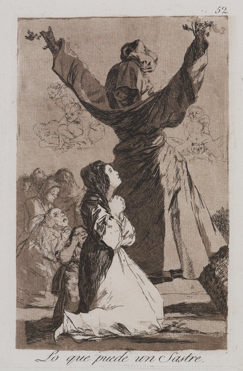 Mitä räätäli voi tehdä! (Mitä räätäli osaa!) tekijältä Francisco de Goya