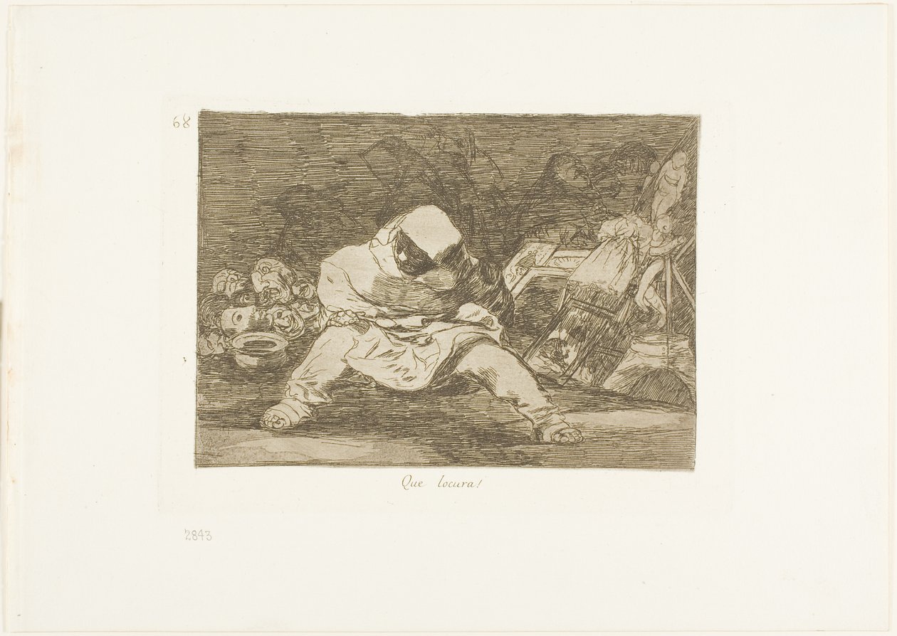 Mitä hulluutta!, levy 68 The Disasters of Warista tekijältä Francisco Jose de Goya y Lucientes