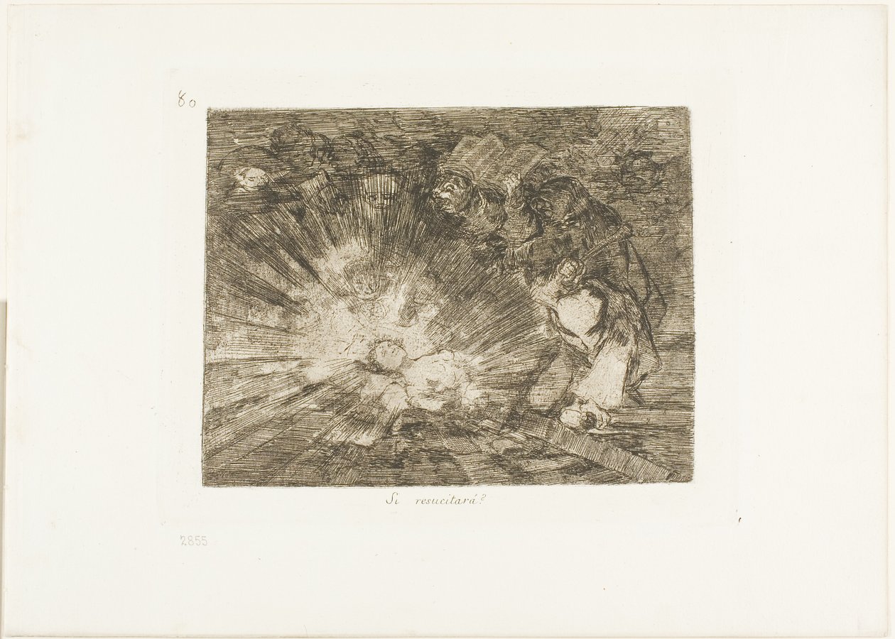 Will She Rise Again?, levy 80 The Disasters of Warista tekijältä Francisco Jose de Goya y Lucientes