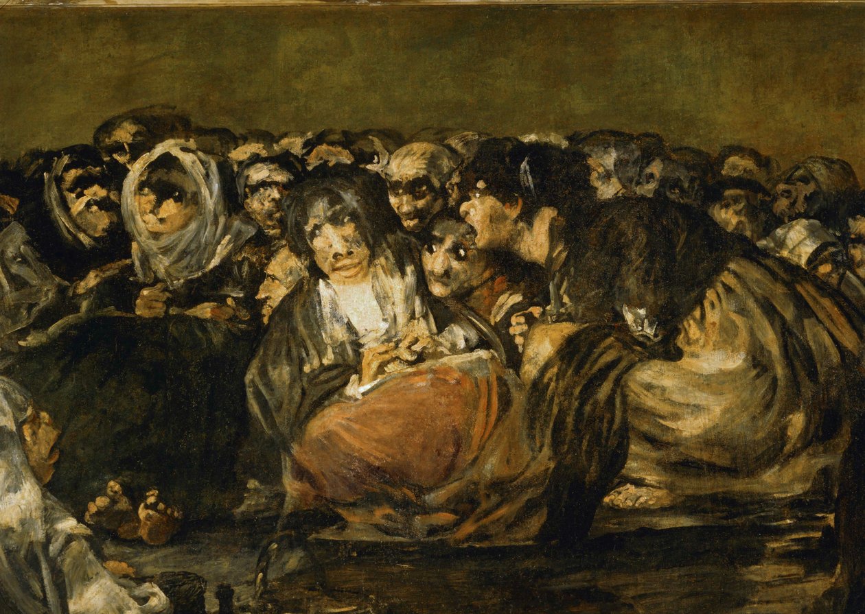 Noidan sapatti ... (maalaus kankaalle) tekijältä Francisco Jose de Goya y Lucientes