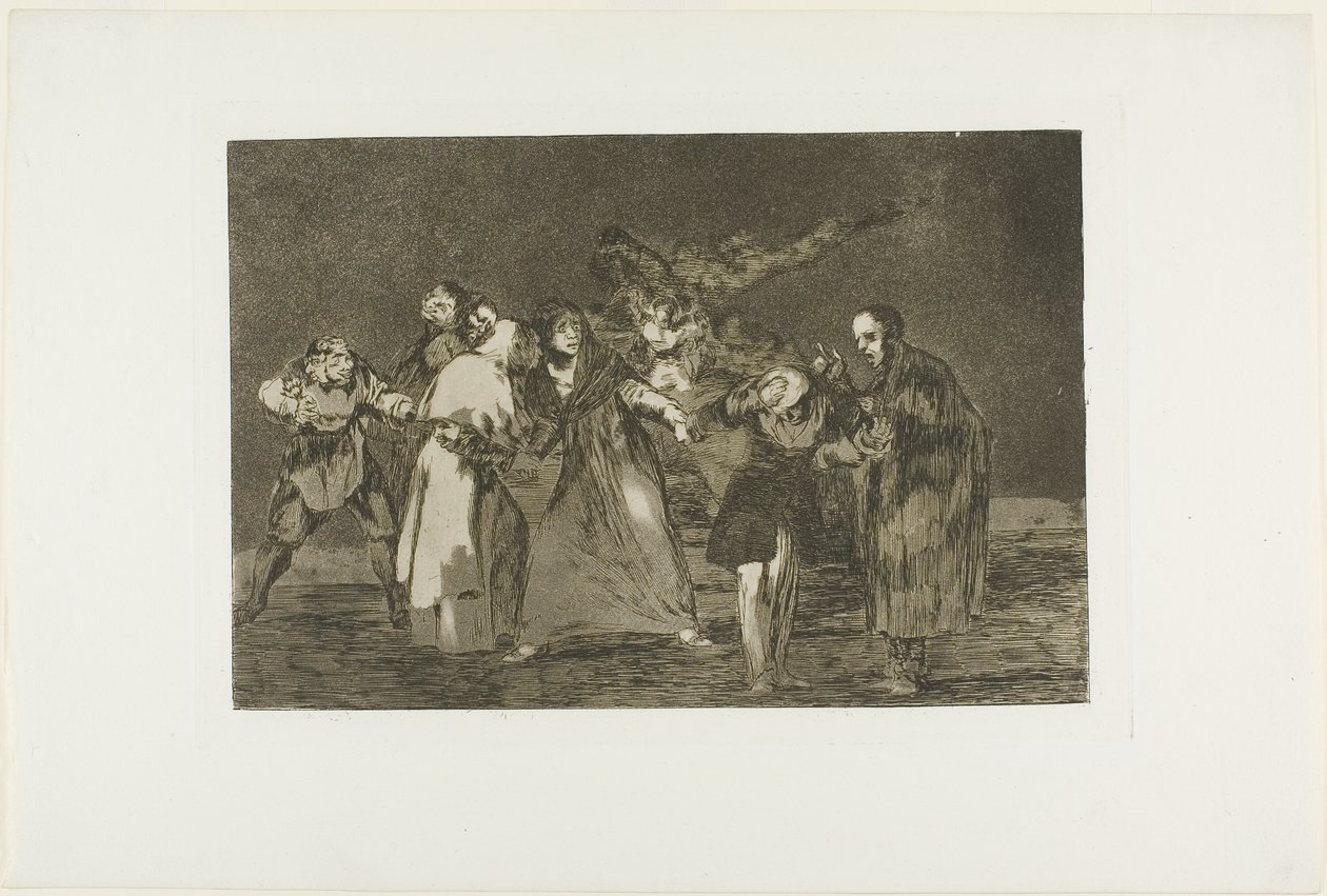 Wounds Heal Quicker than Hasty Words, placa 16 de Los Proverbiosfinnish tekijältä Francisco Jose de Goya y Lucientes
