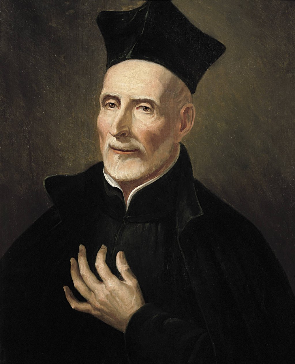 Calasanz, Saint Joseph (1556-1648). Espanjalainen uskonnollinen mies ja pedagogi. Saint Joseph Calasanctius (öljy kankaalle) tekijältä Francisco Jover y Casanova