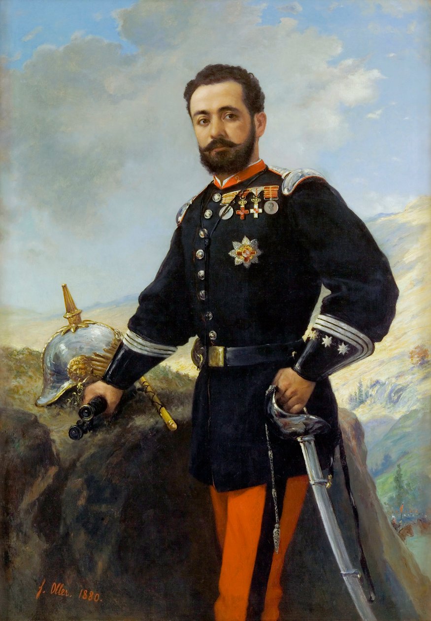 Coronel Francisco Enrique Contrerasin muistokirjoitus (Retrato del Coronel Francisco Enrique Contreras) tekijältä Francisco Manuel Oller