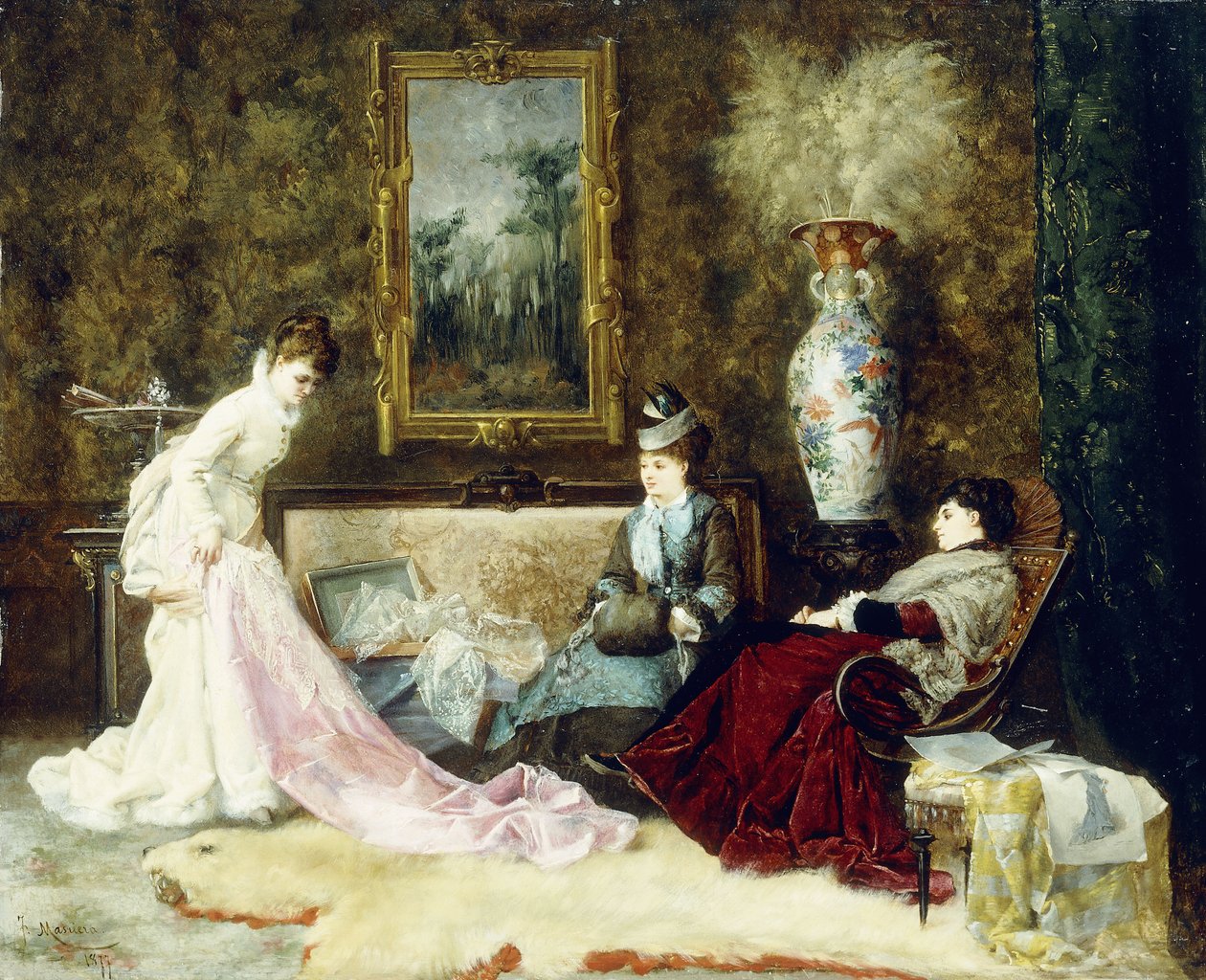 Hieno pitsi, 1877 tekijältä Francisco Masriera y Manovens
