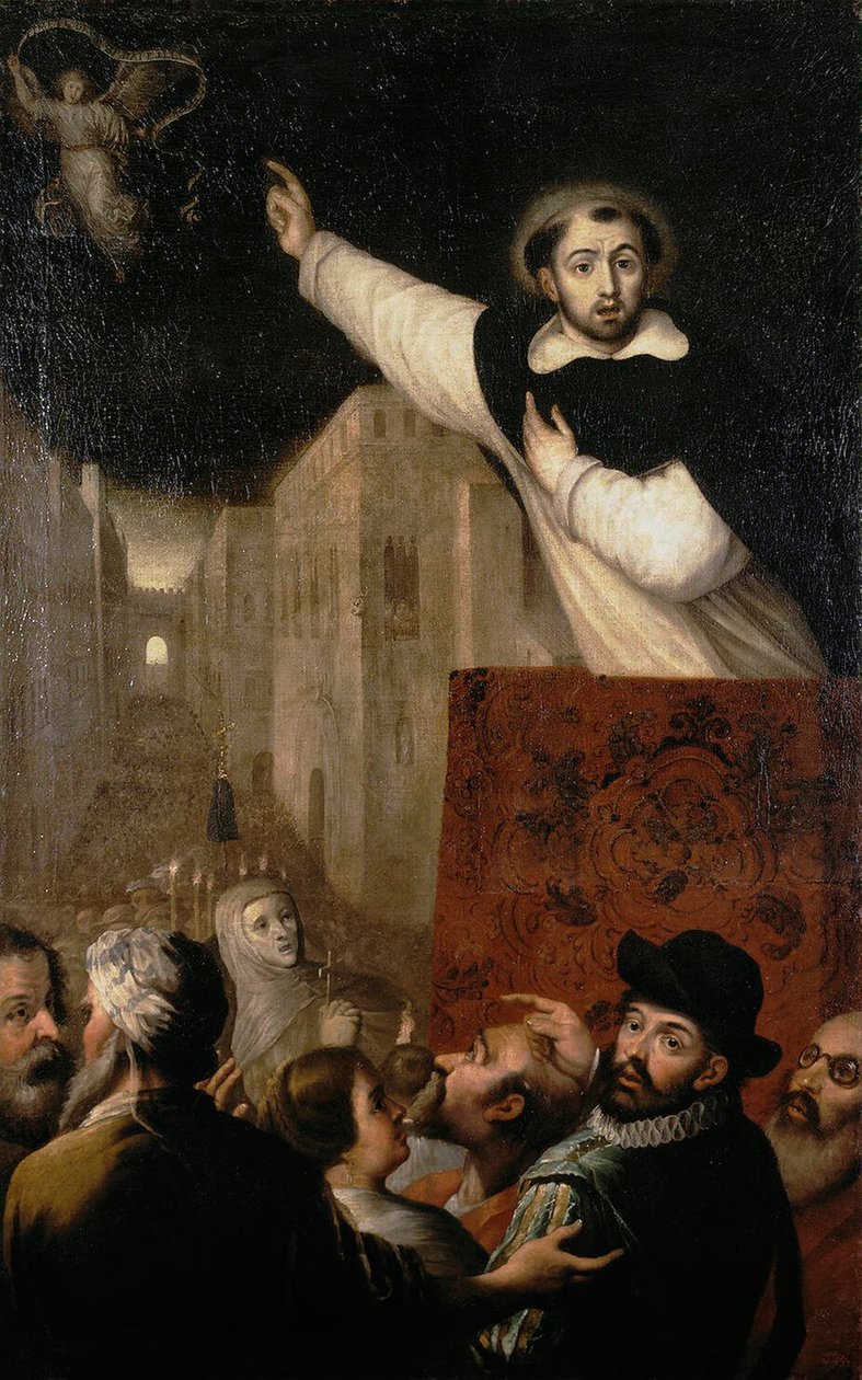Saint Vincent Ferrerin saarna, 1600-luvun alku. tekijältä Francisco Ribalta