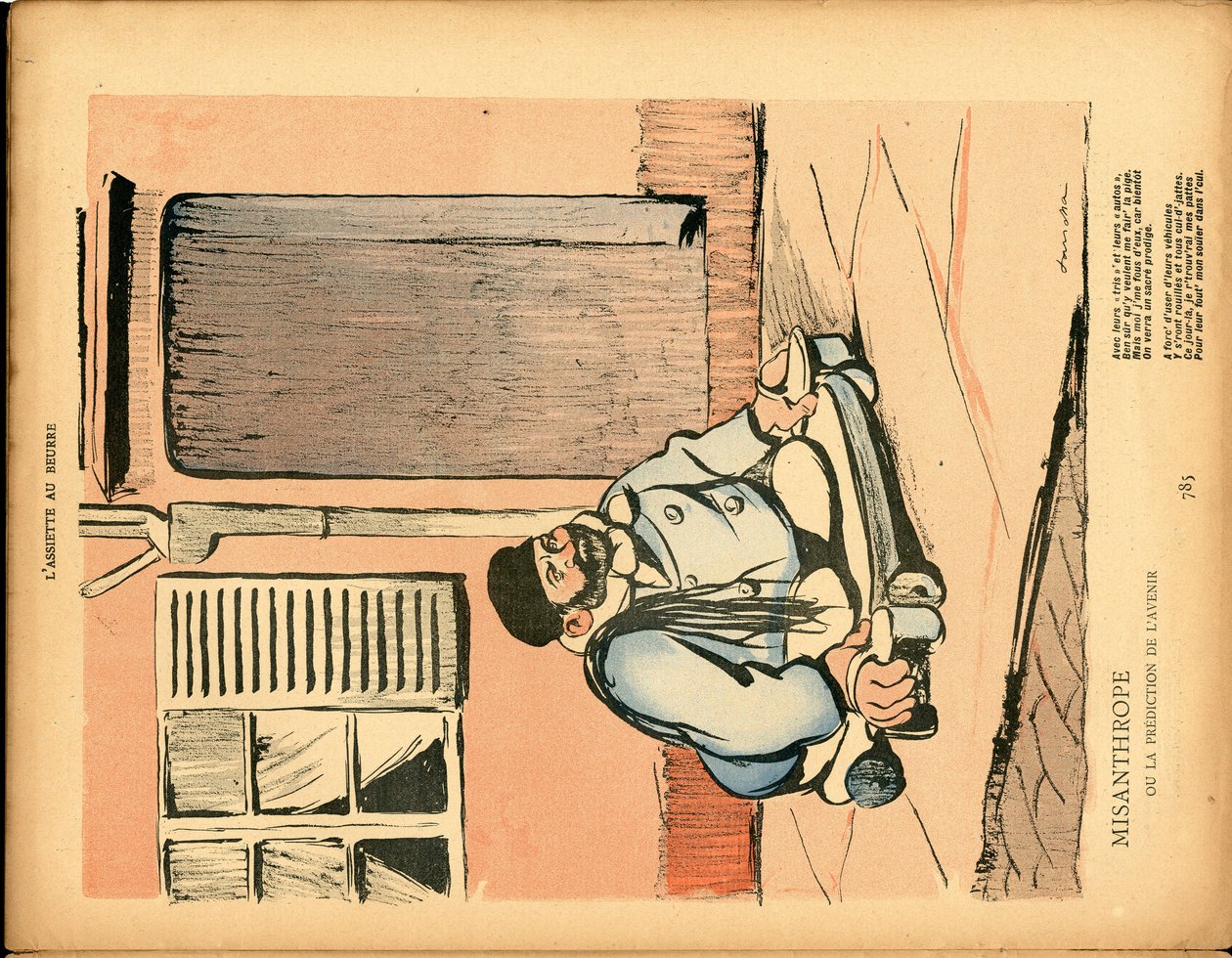The Butter Plate, numero 47, Satiirinen väreissä tekijältä Francisco Sancha y Lengo