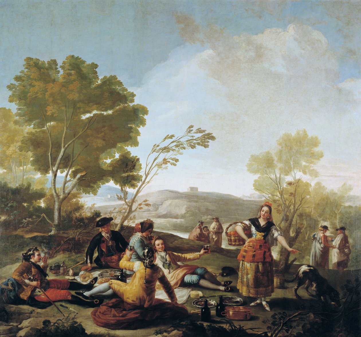 Piknik, 1776 tekijältä Francisco de Goya