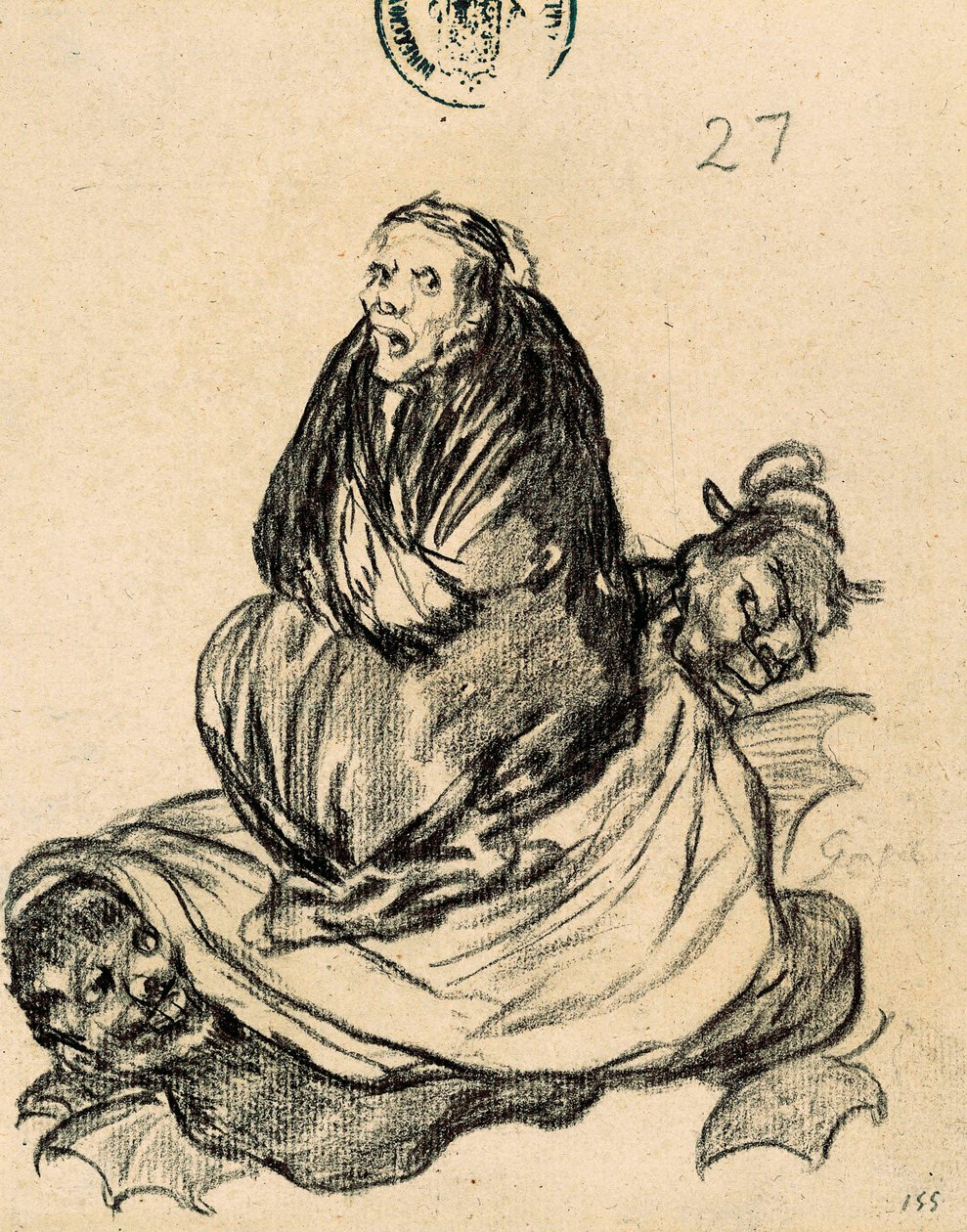 Noita matkalla tekijältä Francisco de Goya