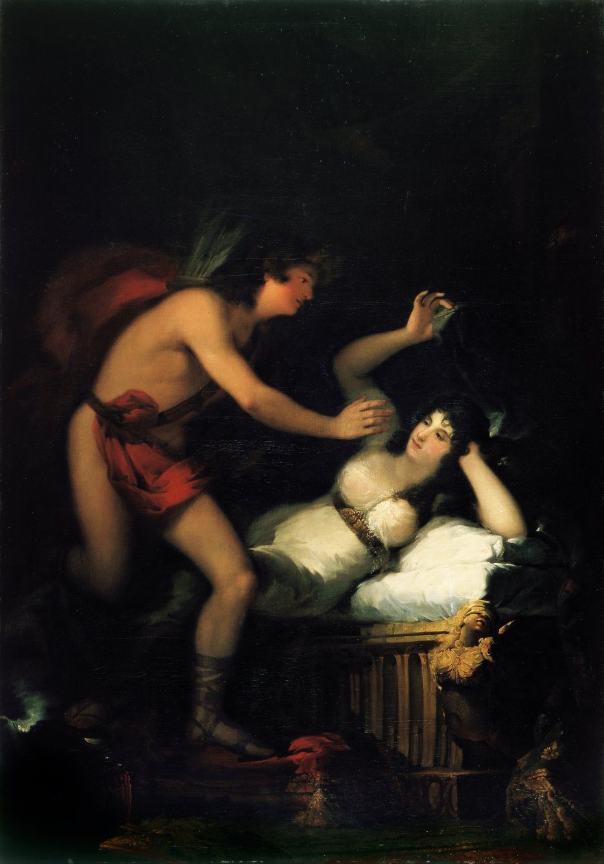 Allegoria rakkaudesta Cupid ja Psyche tekijältä Francisco de Goya