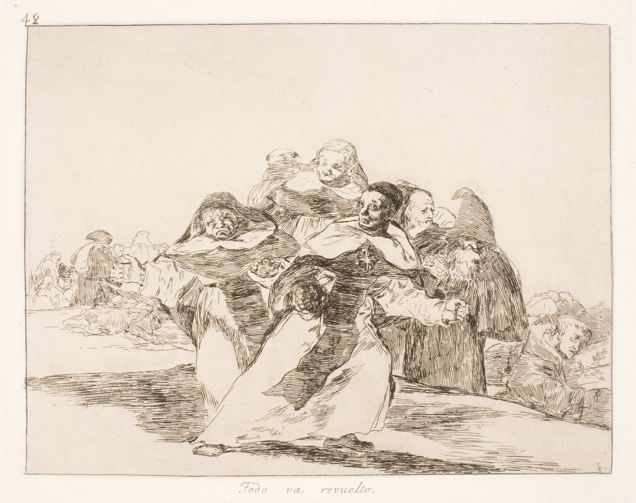 Kaikki menee pieleen (42) tekijältä Francisco de Goya