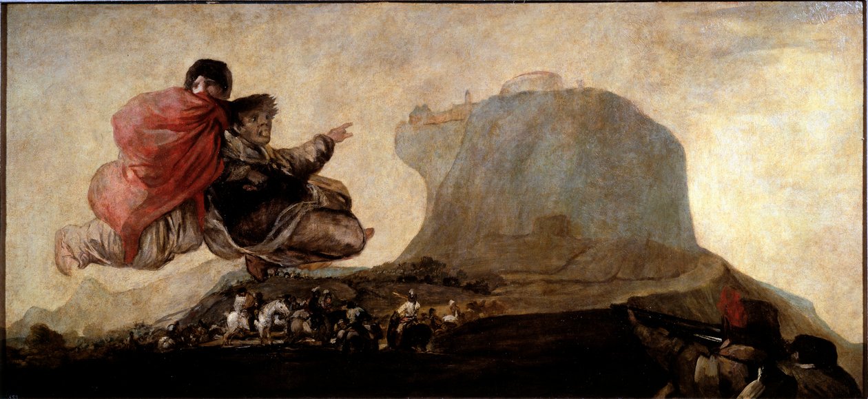 Asmodeus (öljy kankaalle tekijältä Francisco de Goya