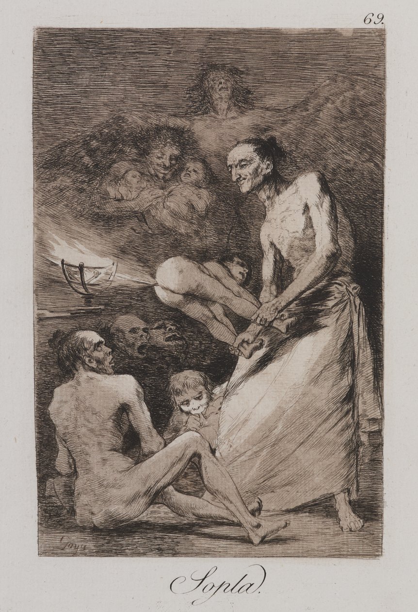 Blow (Sopla) tekijältä Francisco de Goya