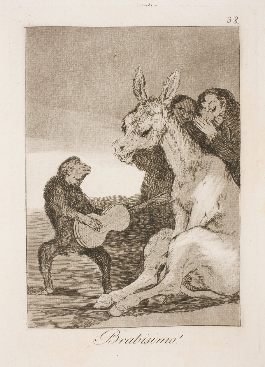 Bravissimo (Charles IV ja Godoy) tekijältä Francisco de Goya