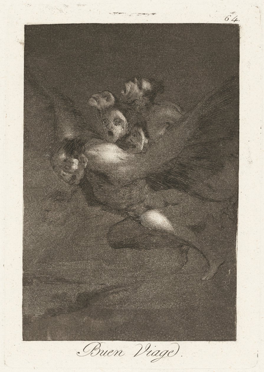 Hyvää matkaa (Bon Voyage) tekijältä Francisco de Goya
