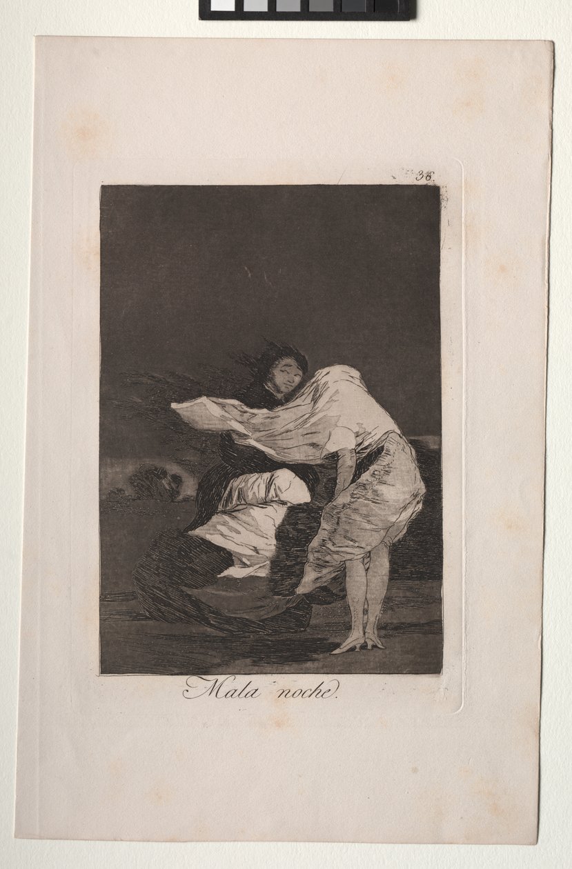 Caprichos: Huono yö tekijältä Francisco de Goya