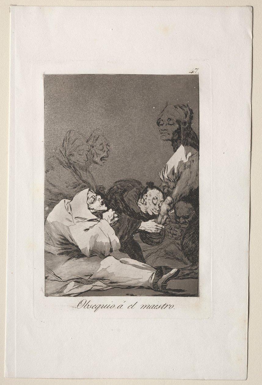 Caprichos: Lahja mestarille. tekijältä Francisco de Goya