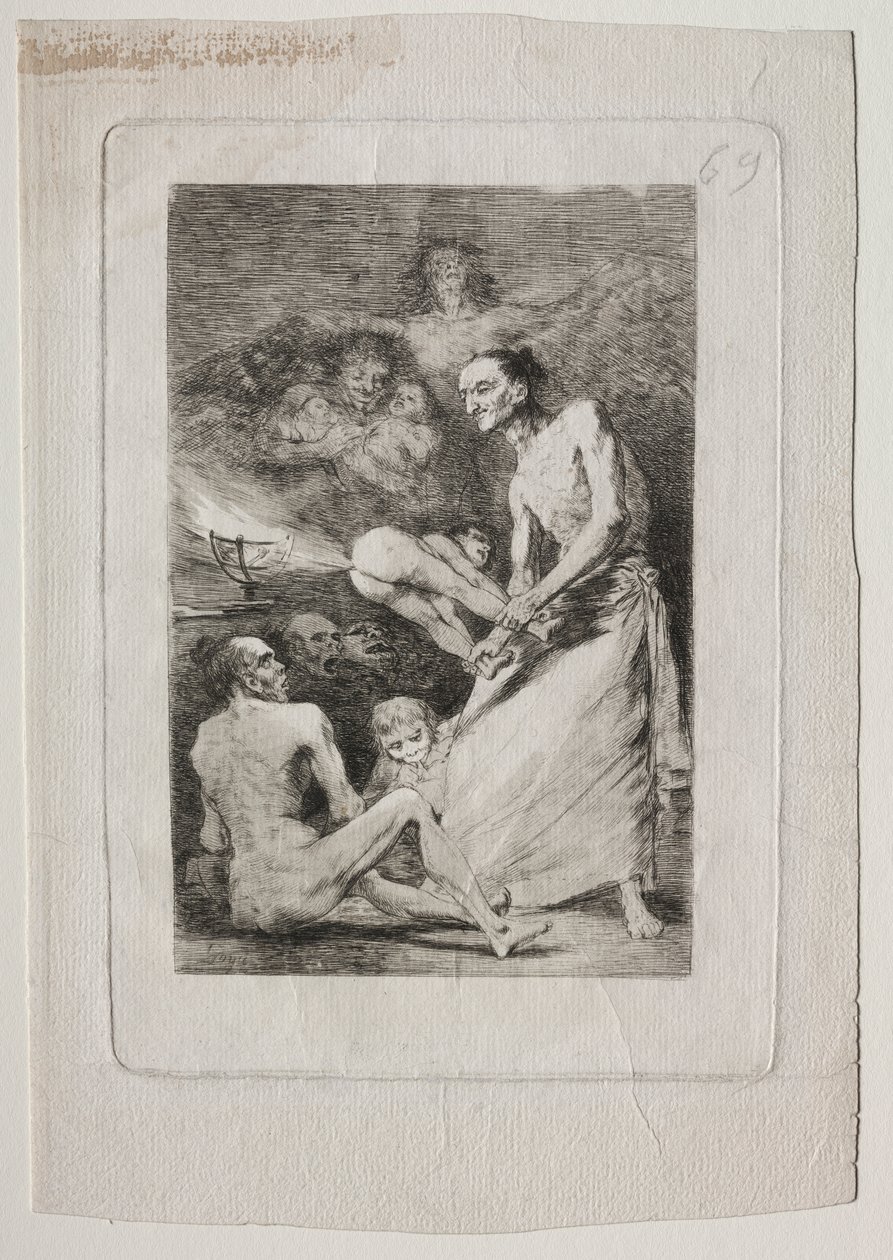 Caprichos: Blow tekijältä Francisco de Goya