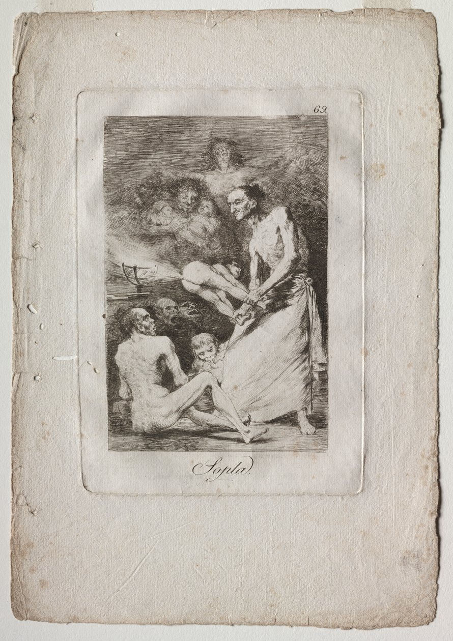 Caprichos: Blow tekijältä Francisco de Goya