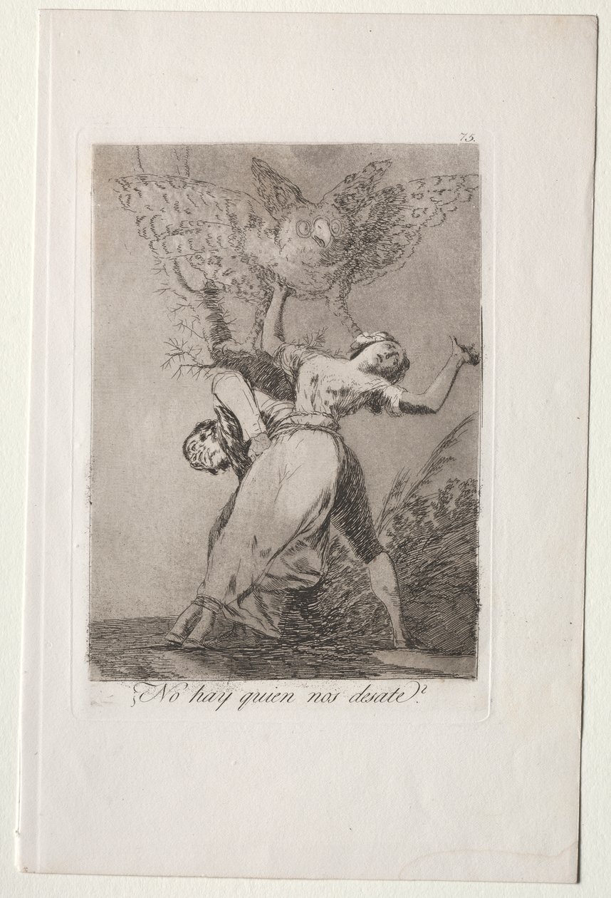 Caprichos: Eikö kukaan voi irrottaa meitä? tekijältä Francisco de Goya