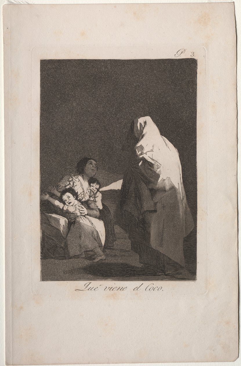 Caprichos: Here Comes the Bogieman tekijältä Francisco de Goya