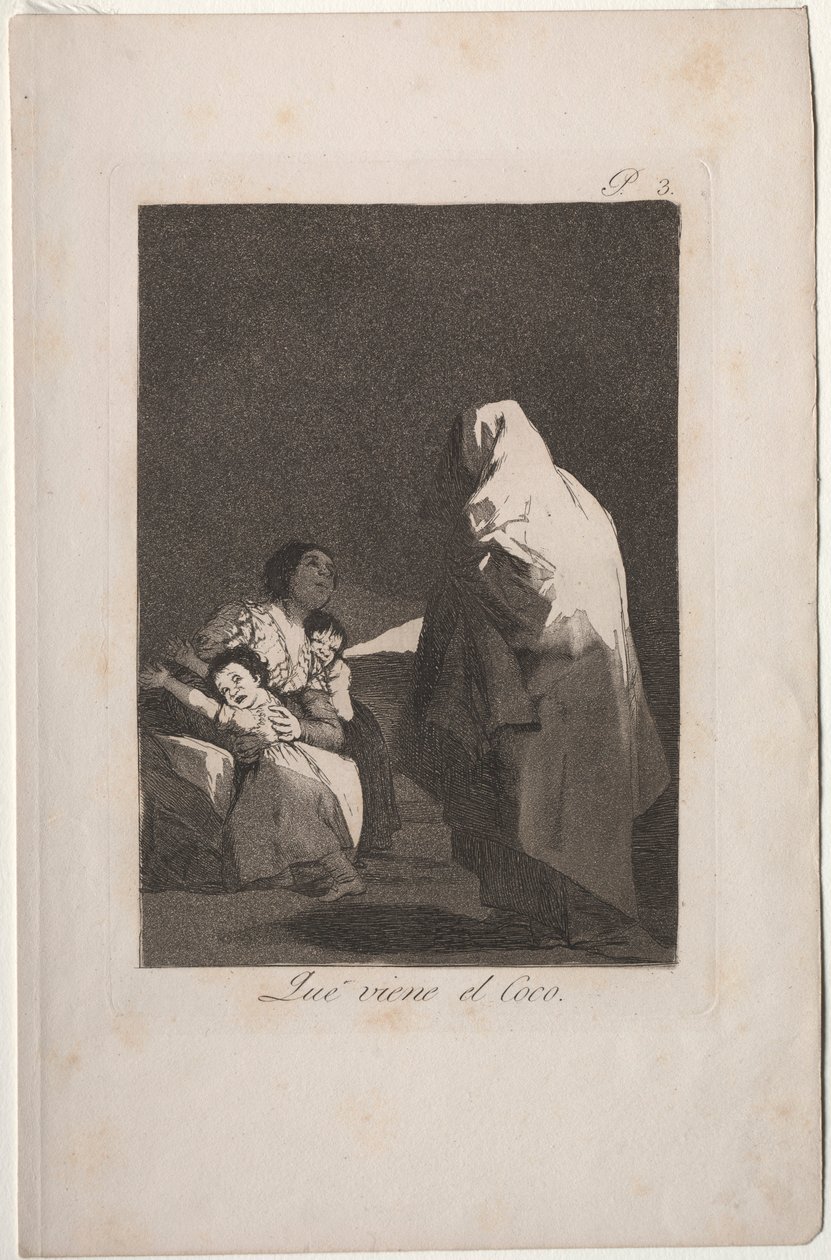 Caprichos: Here Comes the Bogieman. tekijältä Francisco de Goya