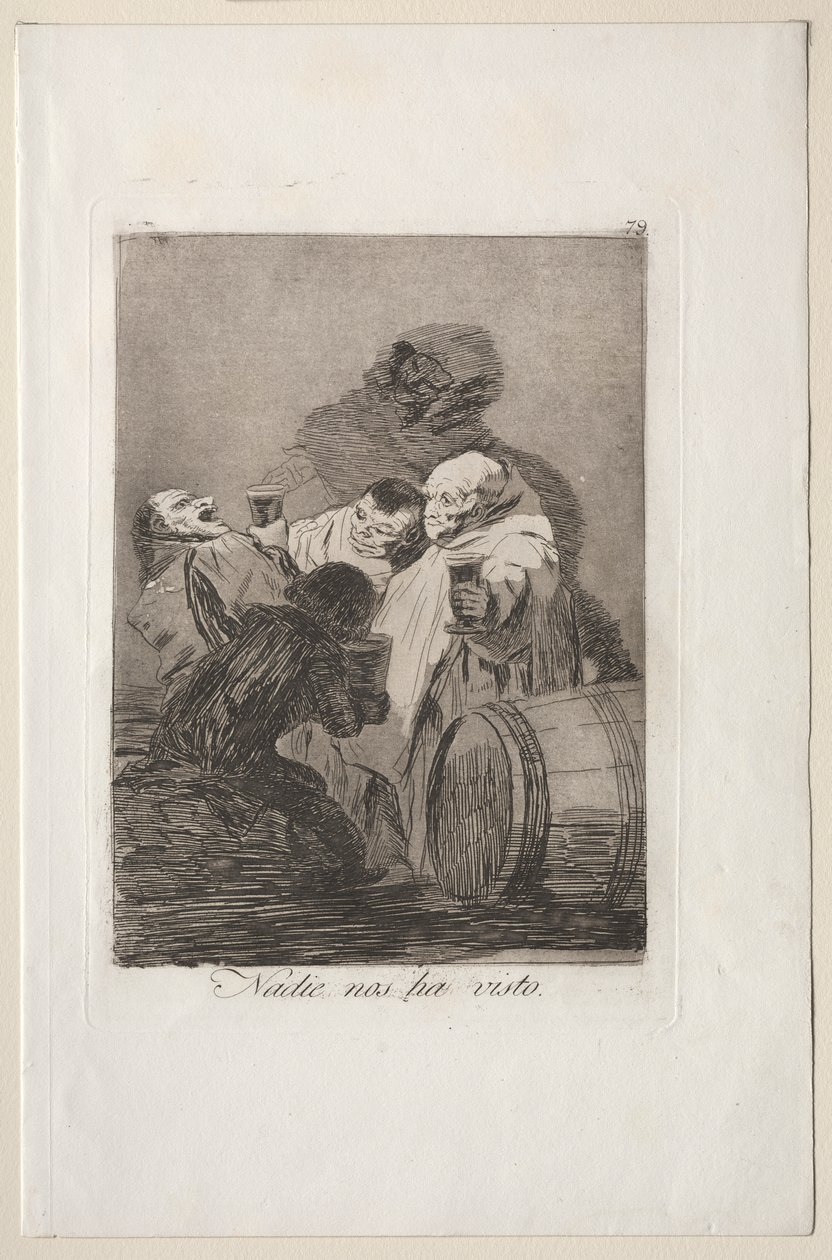 Caprichos: Kukaan ei ole nähnyt meitä tekijältä Francisco de Goya