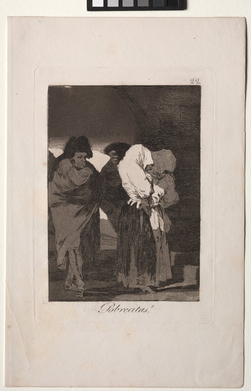 Caprichos: Pienet tytöt! tekijältä Francisco de Goya