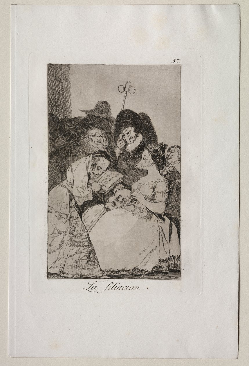 Caprichos: The Filiation tekijältä Francisco de Goya