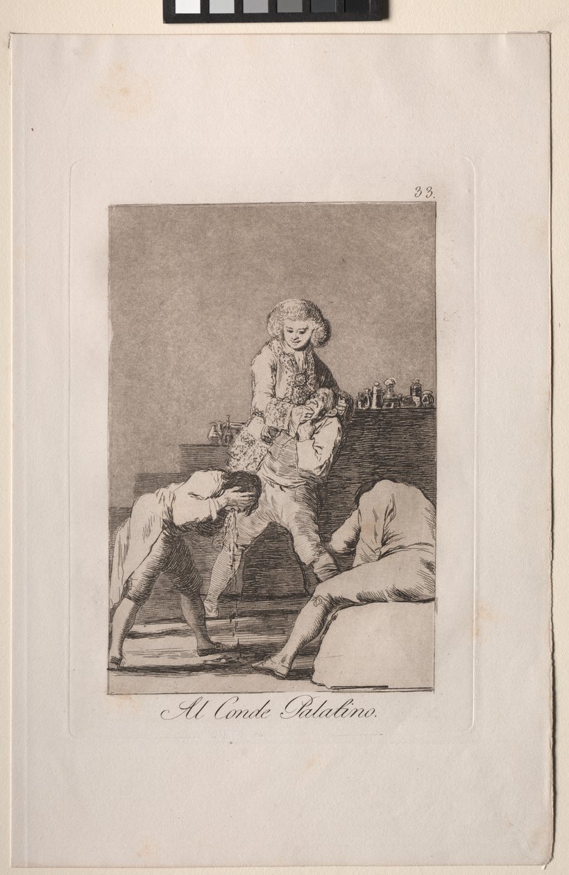 Caprichos: Palatinukselle tai suulakikreiville tekijältä Francisco de Goya