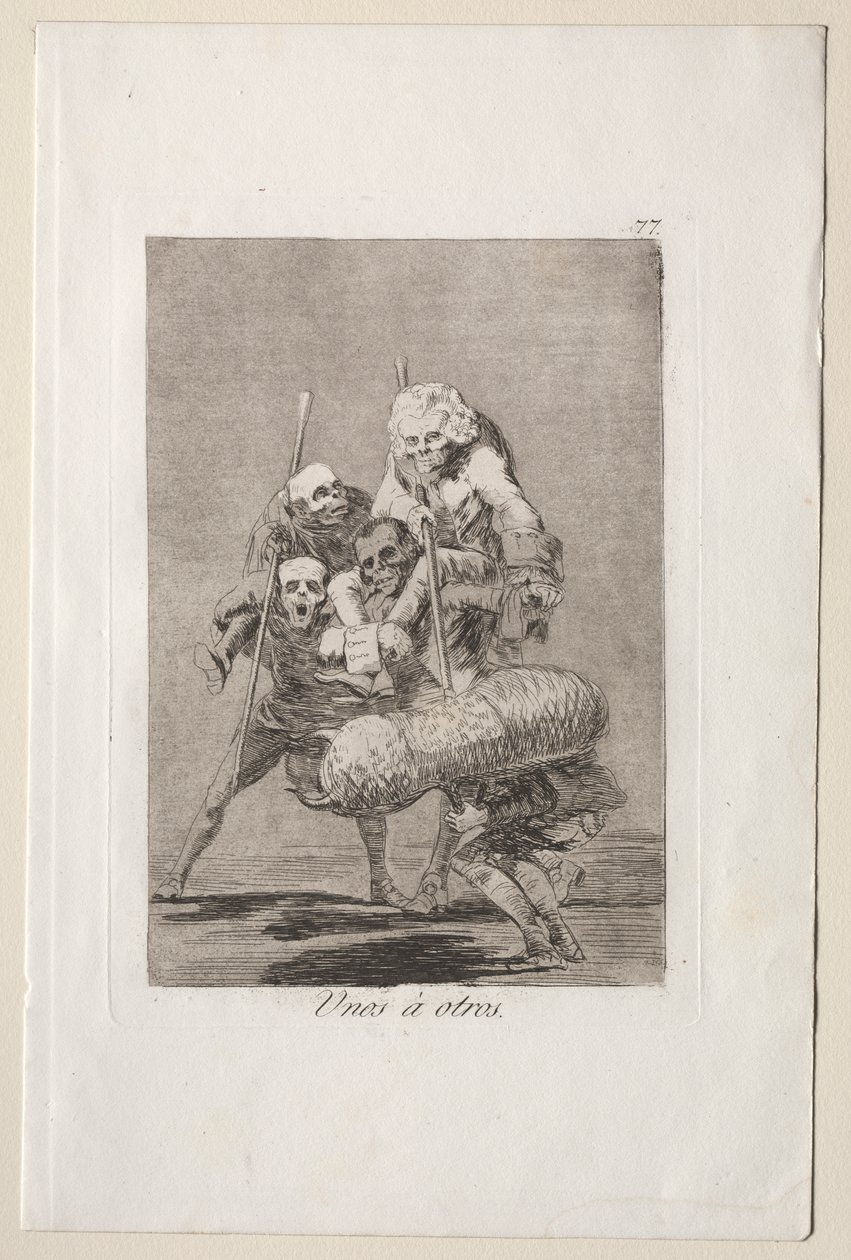 Caprichos: Mitä toinen tekee toiselle tekijältä Francisco de Goya