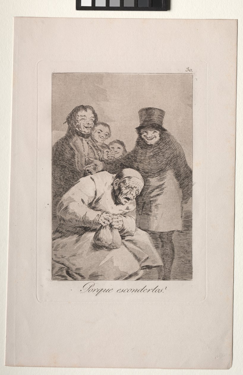 Caprichos: Miksi piilottaa ne? tekijältä Francisco de Goya