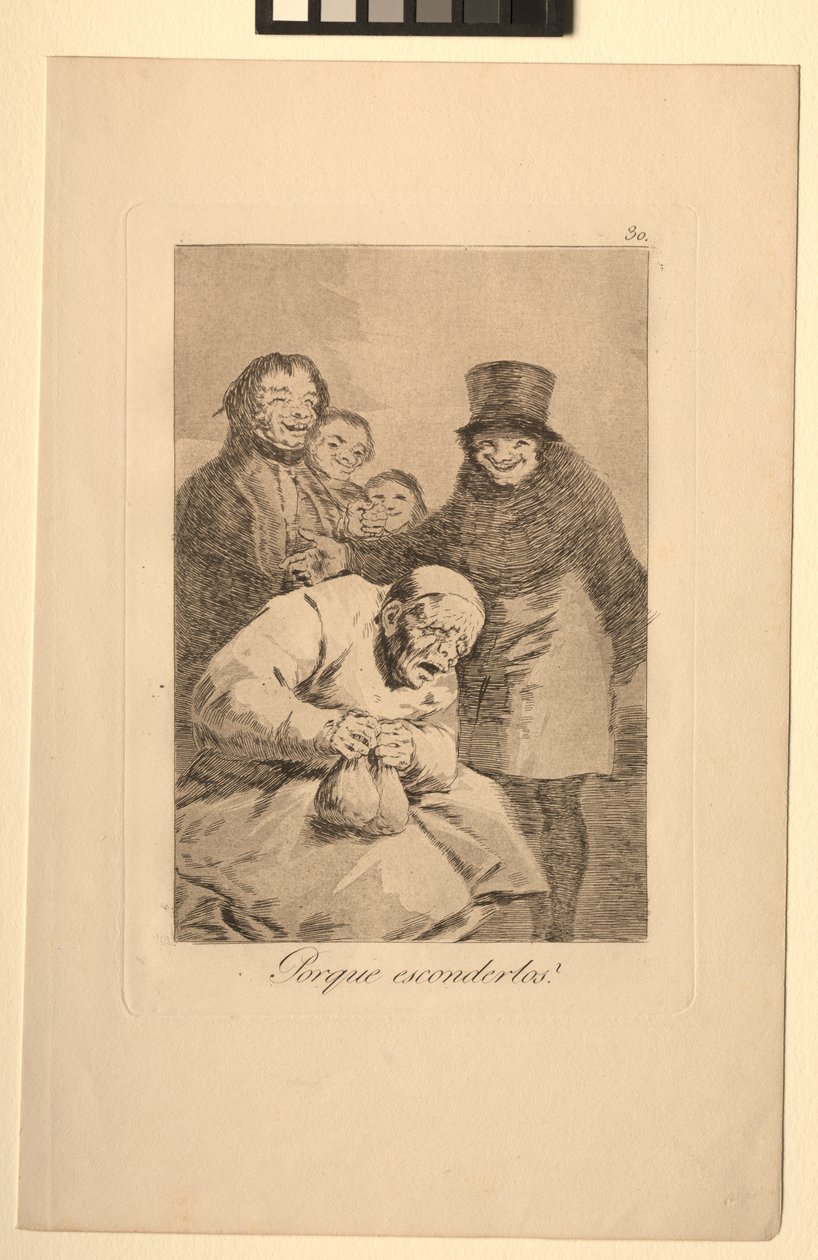 Caprichos: Miksi piilottaa ne. tekijältä Francisco de Goya