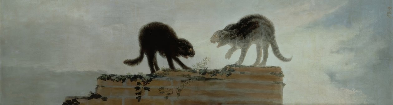 Kissat taistelevat tekijältä Francisco de Goya