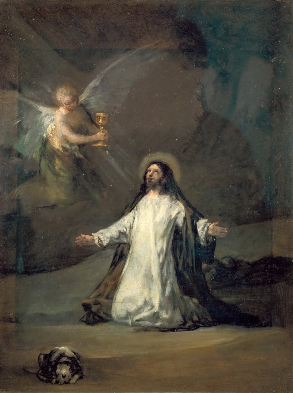 Kristus Getsemanessa tekijältä Francisco de Goya