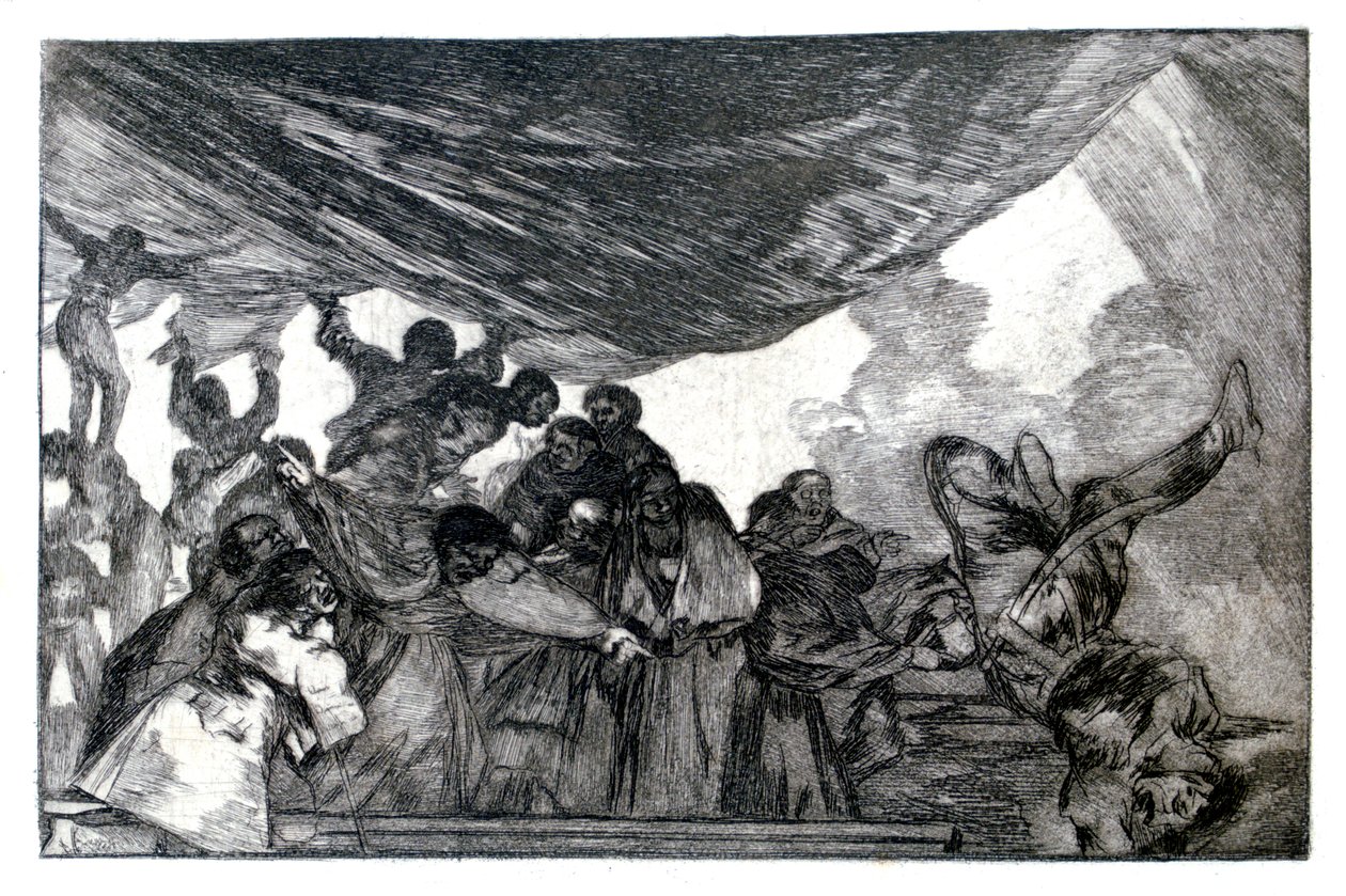 Clear Fantasy, 1819-1823 tekijältä Francisco de Goya