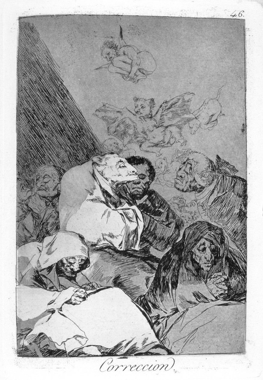 Oikaisu, 1799 tekijältä Francisco de Goya
