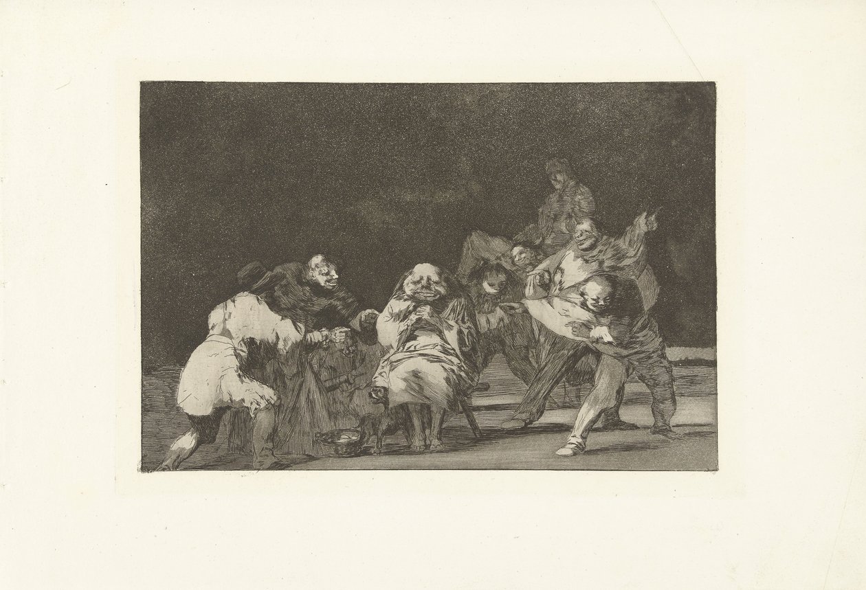 Uskollisuus La Lealtad Los Disparates (The Follies) (sarjan nimi) Los Proverbios (Sananlaskut) (sarjan nimi) tekijältä Francisco de Goya
