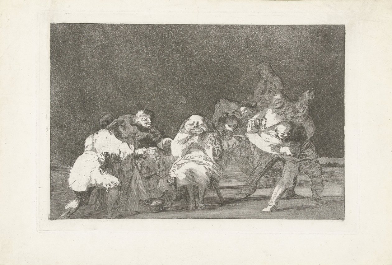 Uskollisuus LaLealtad Los Disparates (The Follies) (sarjan nimi) Los Proverbios (Sananlaskut) (sarjan nimi) tekijältä Francisco de Goya