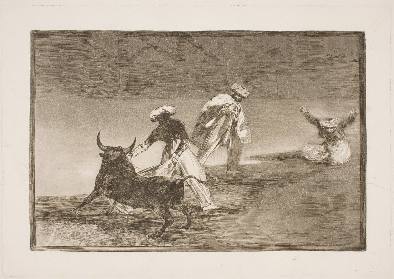 He kiusoittelevat jotakuta toista aitauksessa tekijältä Francisco de Goya