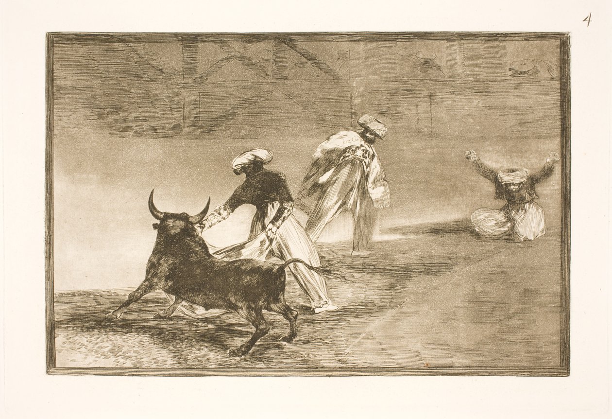 He kiusoittelevat jotakuta toista aitauksessa tekijältä Francisco de Goya