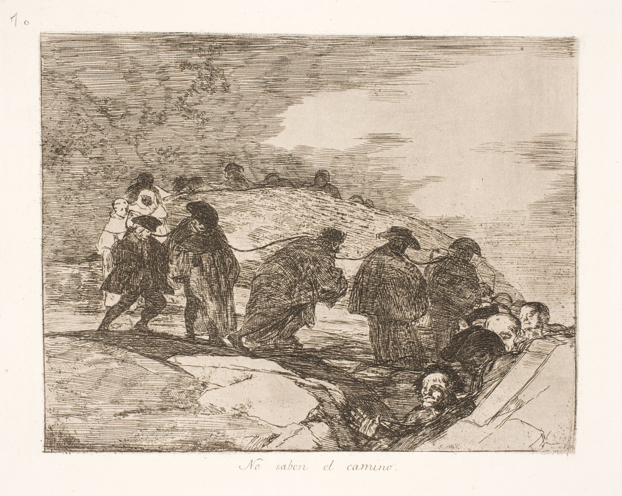 He eivät tiedä missä (70) tekijältä Francisco de Goya