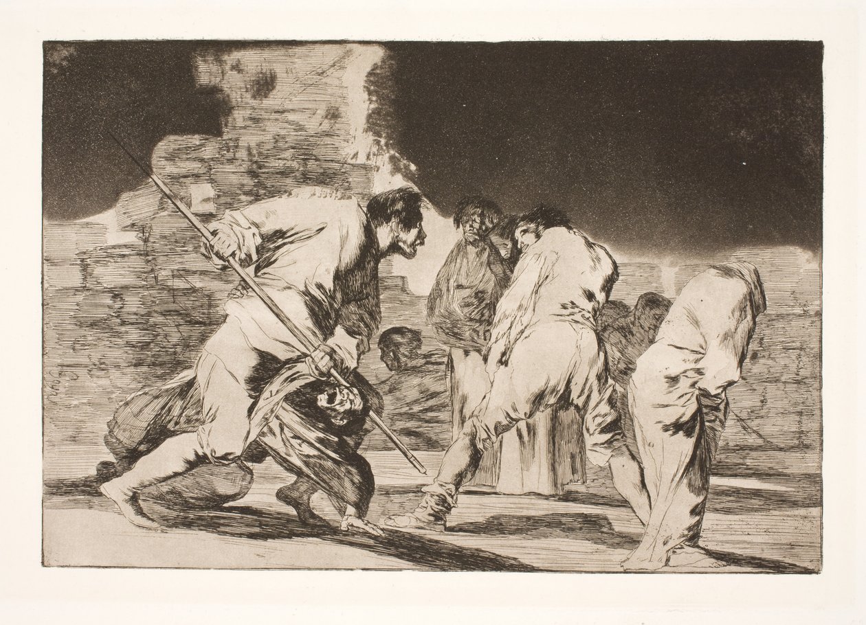 Tyhmä viha (Se on uskomatonta - ja meidät on luonut Jumala) tekijältä Francisco de Goya