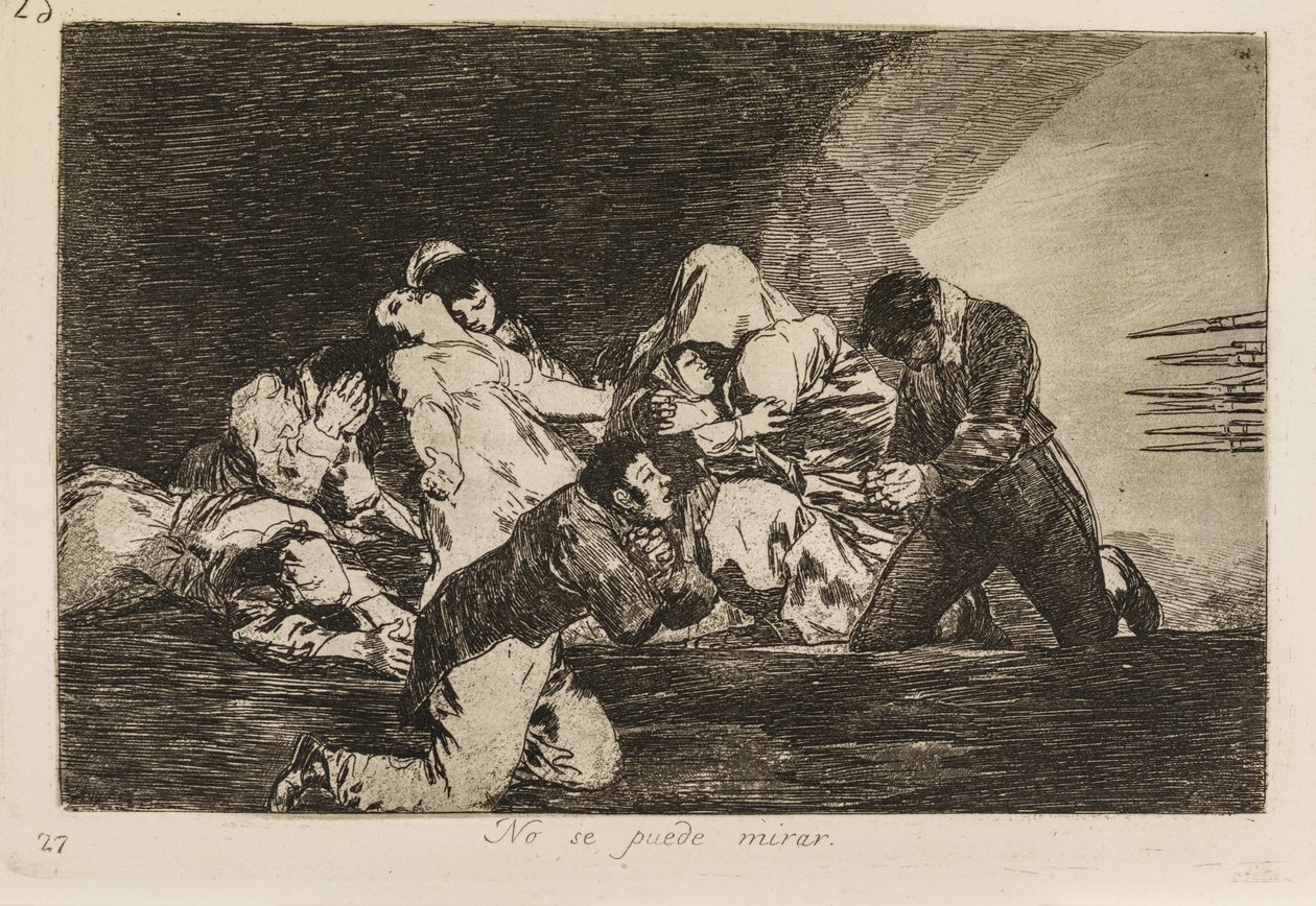 Se ei ole katselua varten (26) tekijältä Francisco de Goya