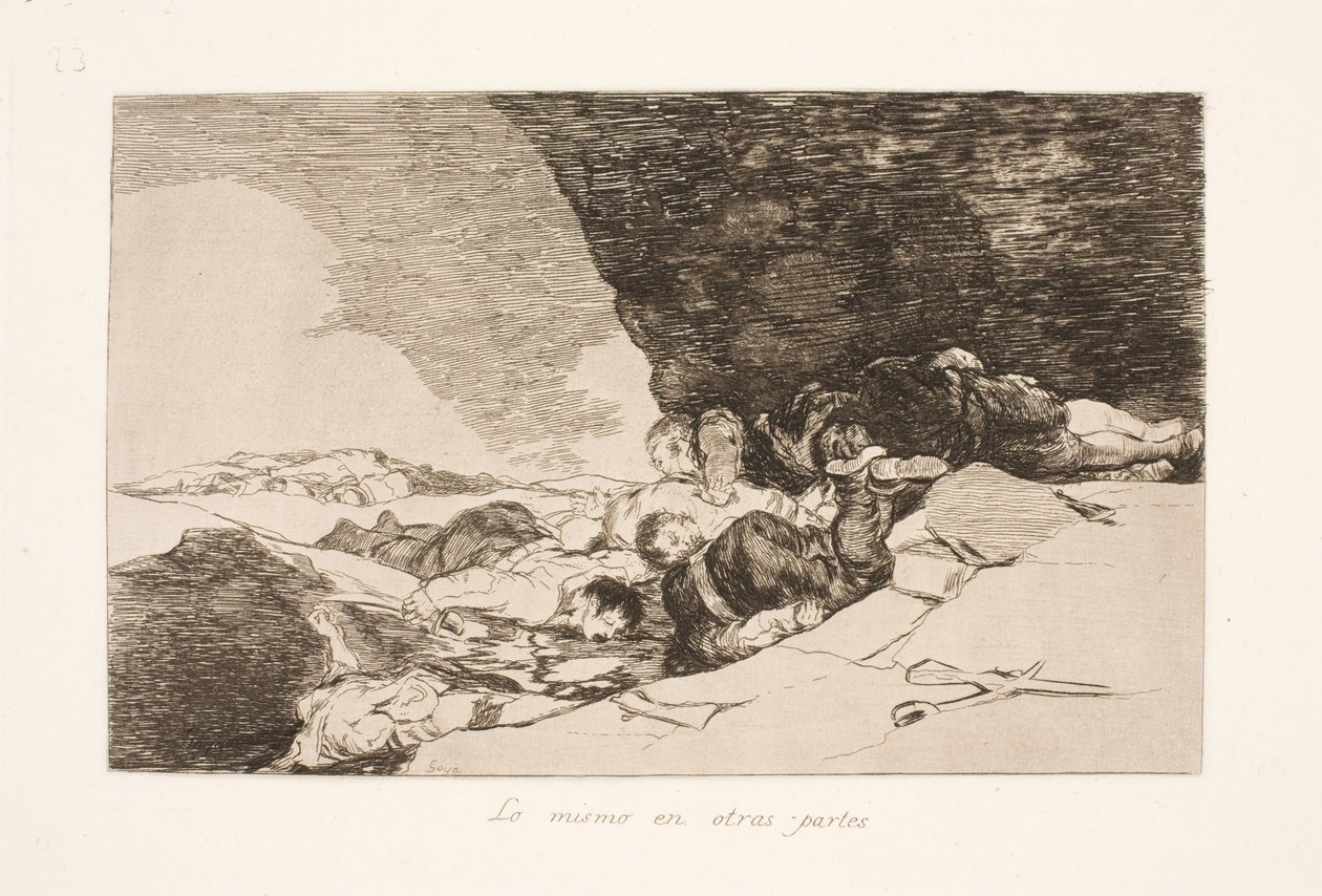 Sama eri tavalla (23) tekijältä Francisco de Goya
