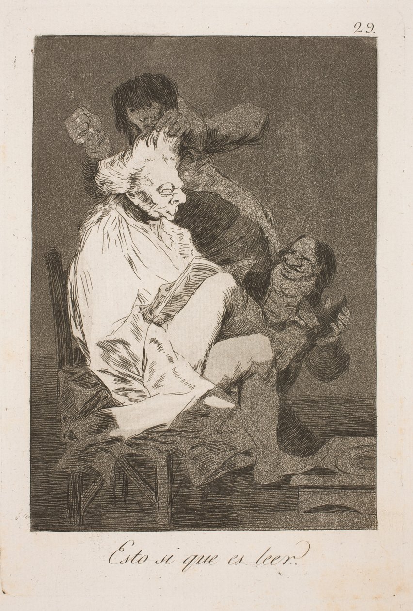 Tätä kutsutaan lukemiseksi tekijältä Francisco de Goya