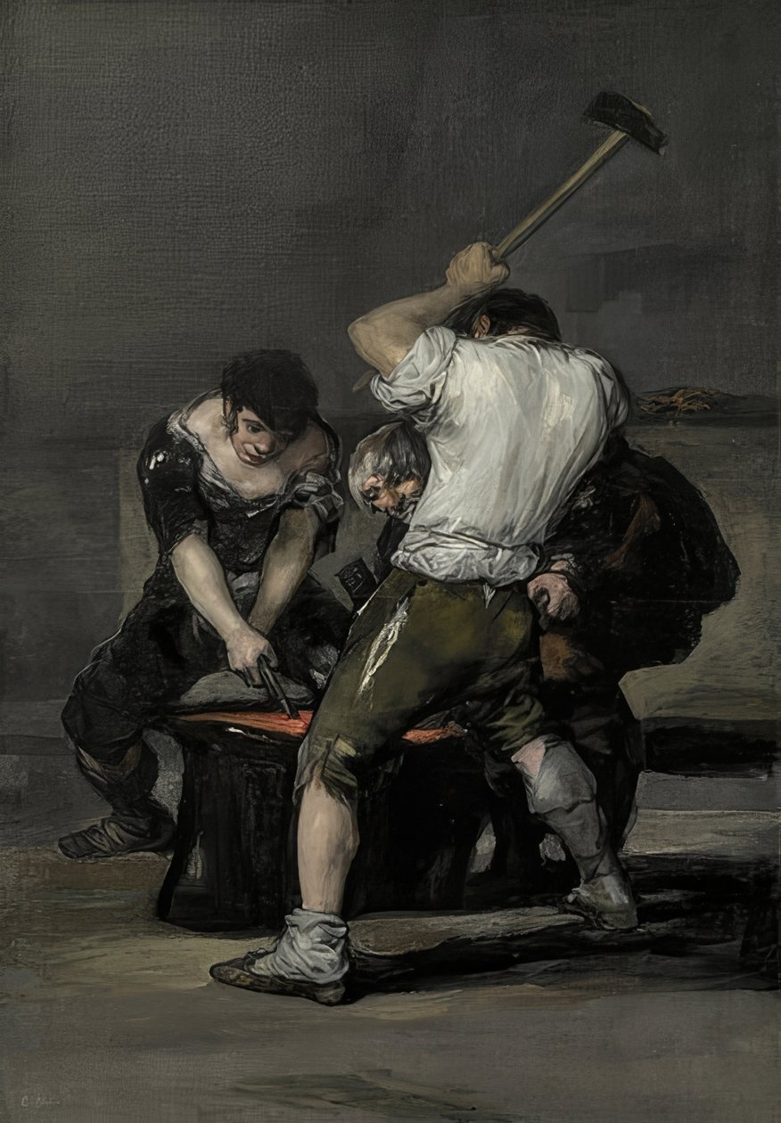 Takomo. Noin 1815-20 tekijältä Francisco de Goya