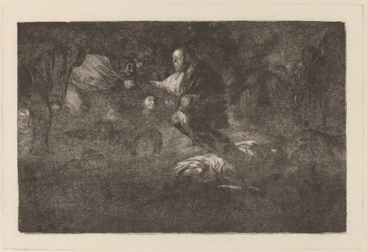 Jumala luo heidät ja he liittyvät yhteen (Jumala luo heidät ja he liittyvät yhteen) tekijältä Francisco de Goya