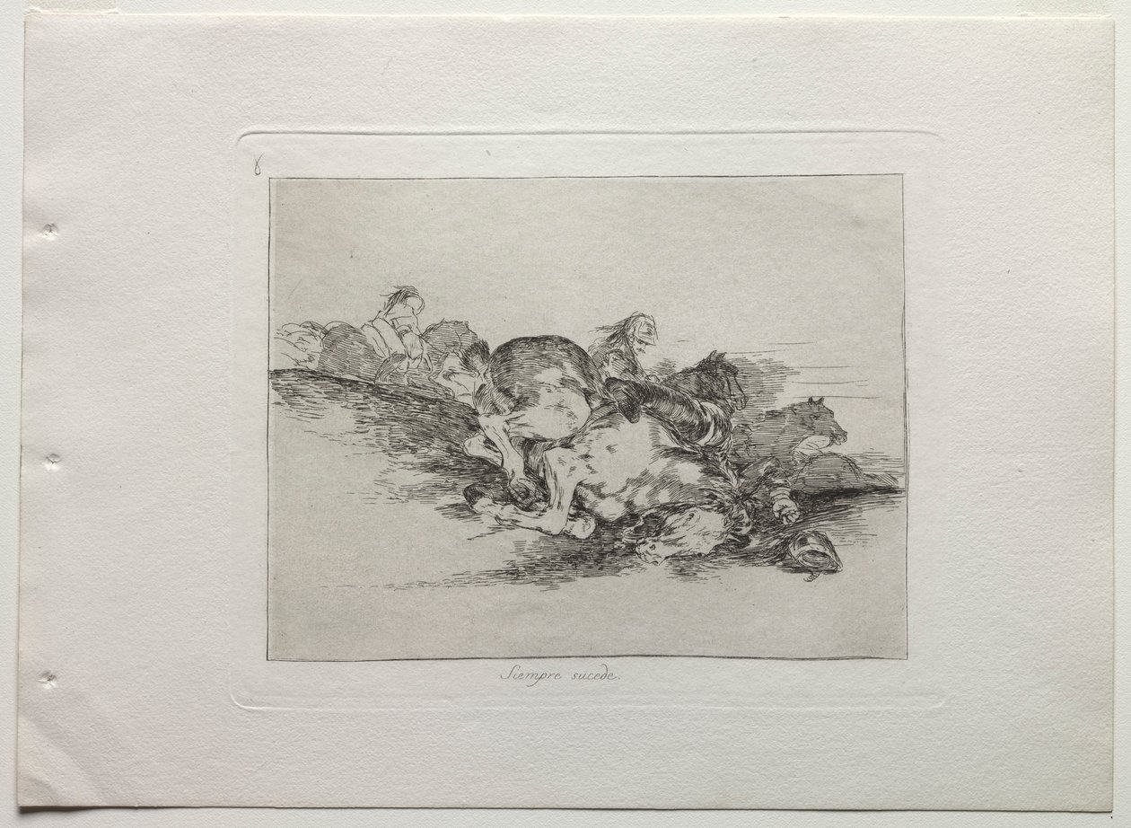 Sodan katastrofit: se aina tapahtuu, 1810-1820. tekijältä Francisco de Goya