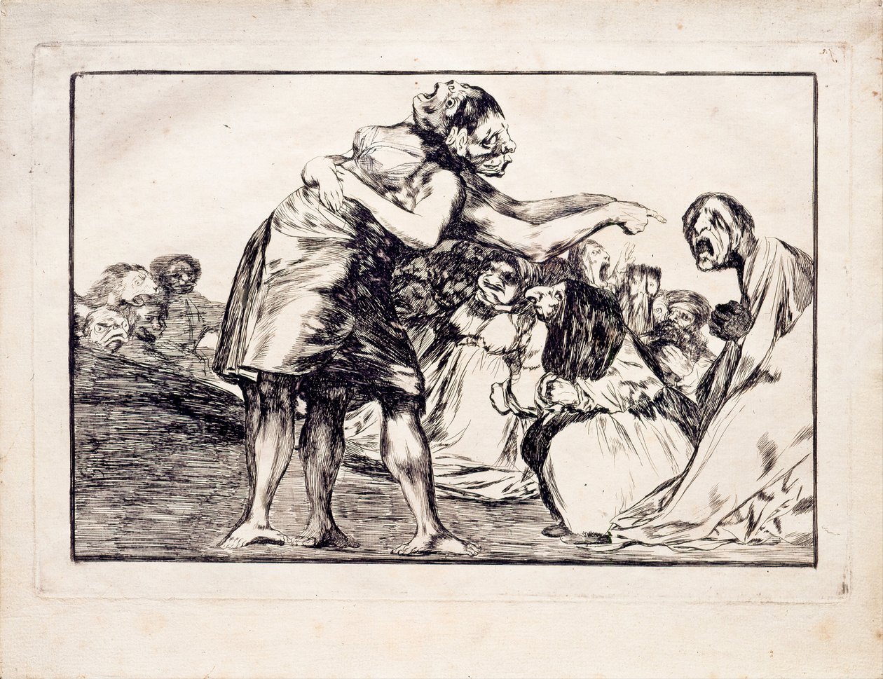 Disorderly Folly sarjasta Los Disparates Follies, 1815-1819 tekijältä Francisco de Goya