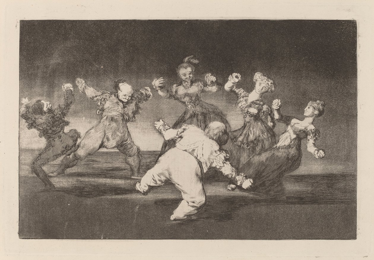 Erilainen allegre (Merry Folly) tekijältä Francisco de Goya